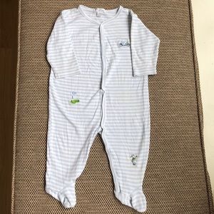 Kissy Kissy Golf footed onesie